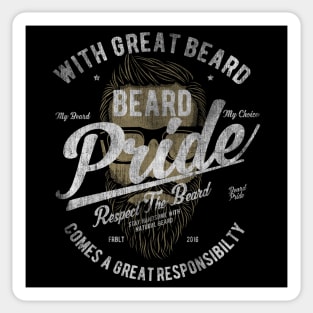 Beard Pride Sticker